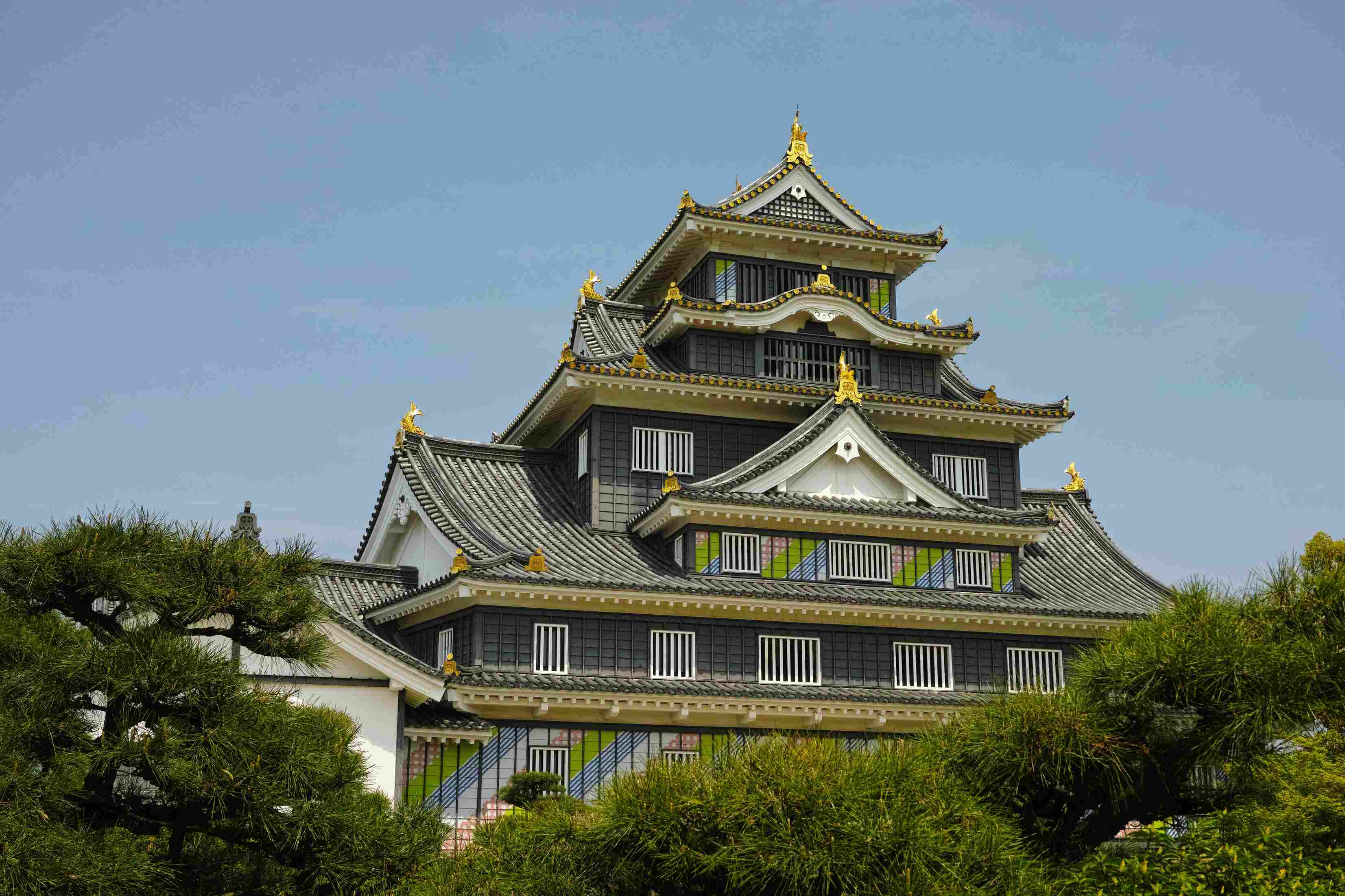 Замок Окаяма Okayama Castle