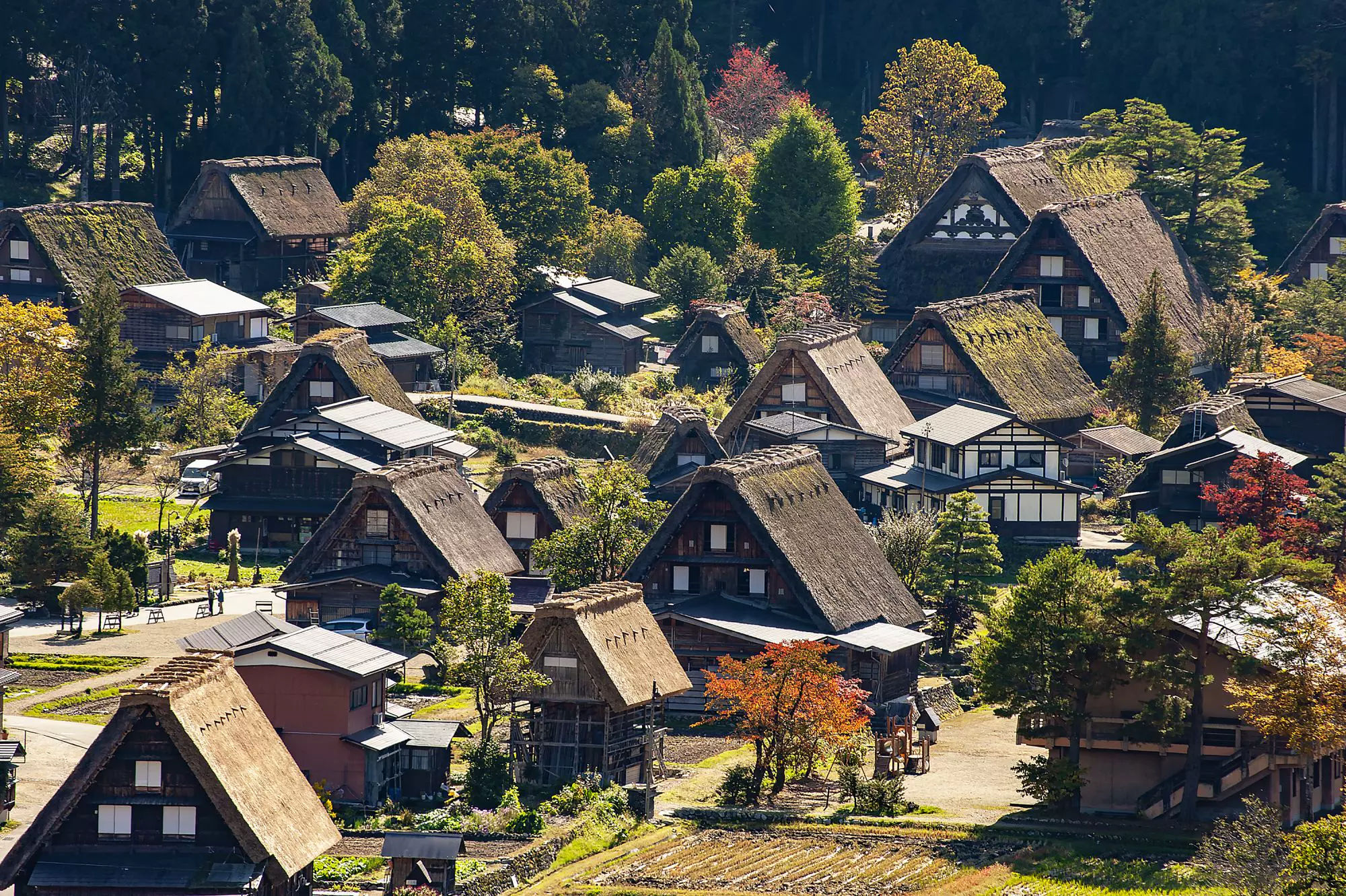 Деревня Сиракаваго Shirakawago