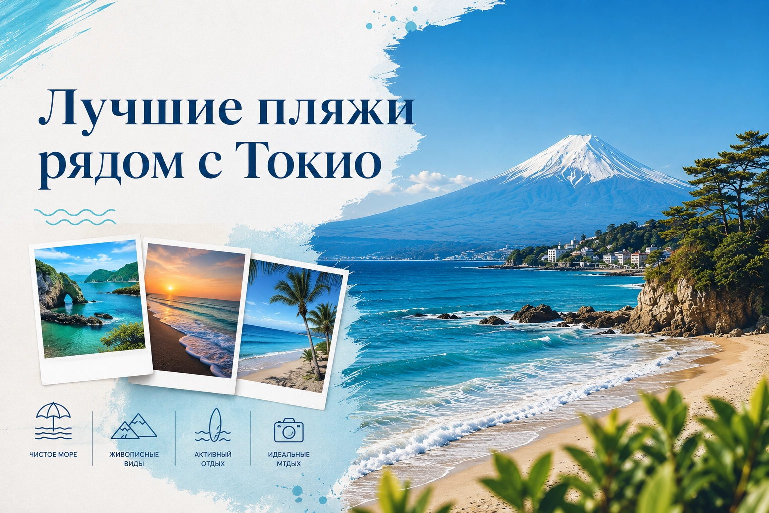 ТОП-10 Пляжей в окрестностях Токио 